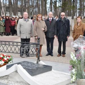 У могилы К.Э. Циолковского