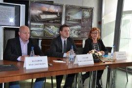 Пресс-конференция о ходе строительства 2-й очереди и работе музея по созданию новой экспозиции. 8 апреля 2015 года